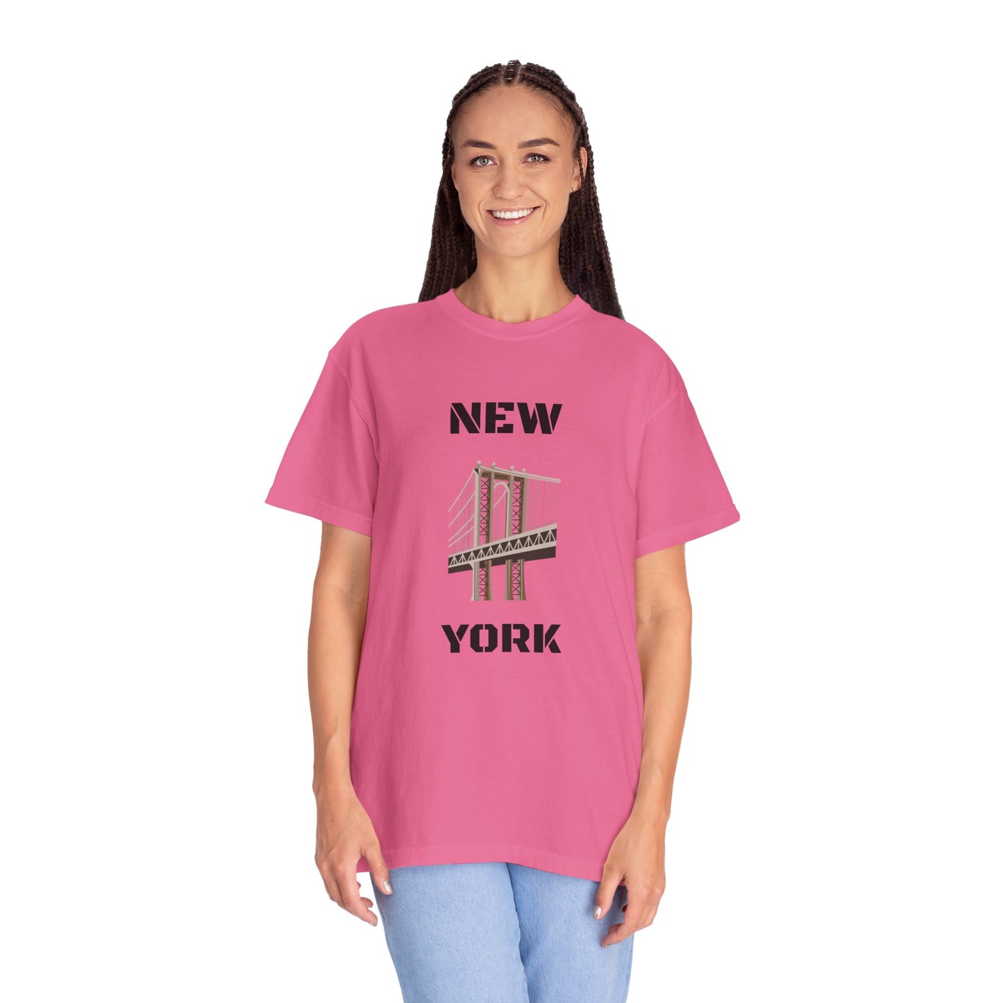 New York Unisex Garment-Dyed T-shirt
