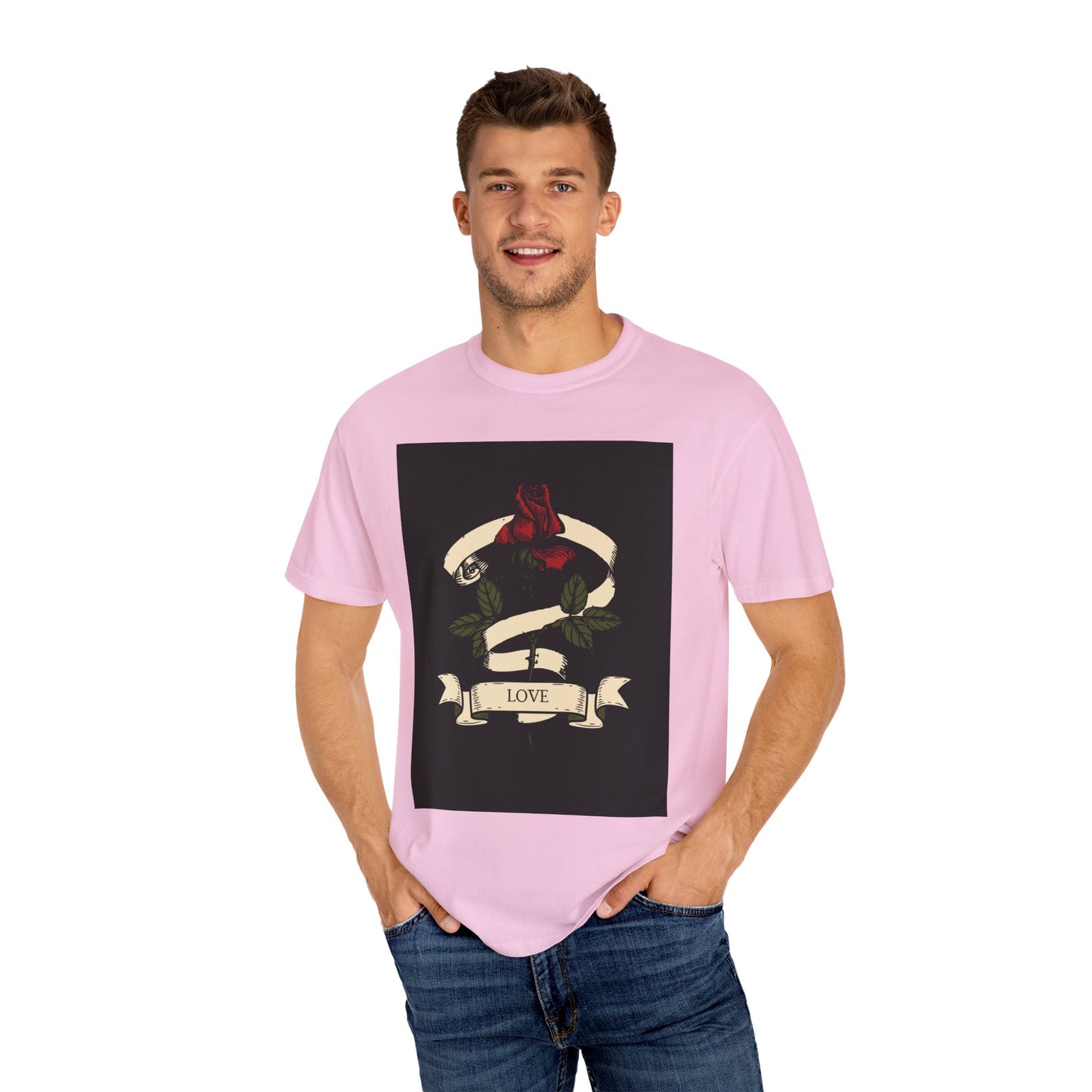Love Unisex Garment-Dyed T-shirt
