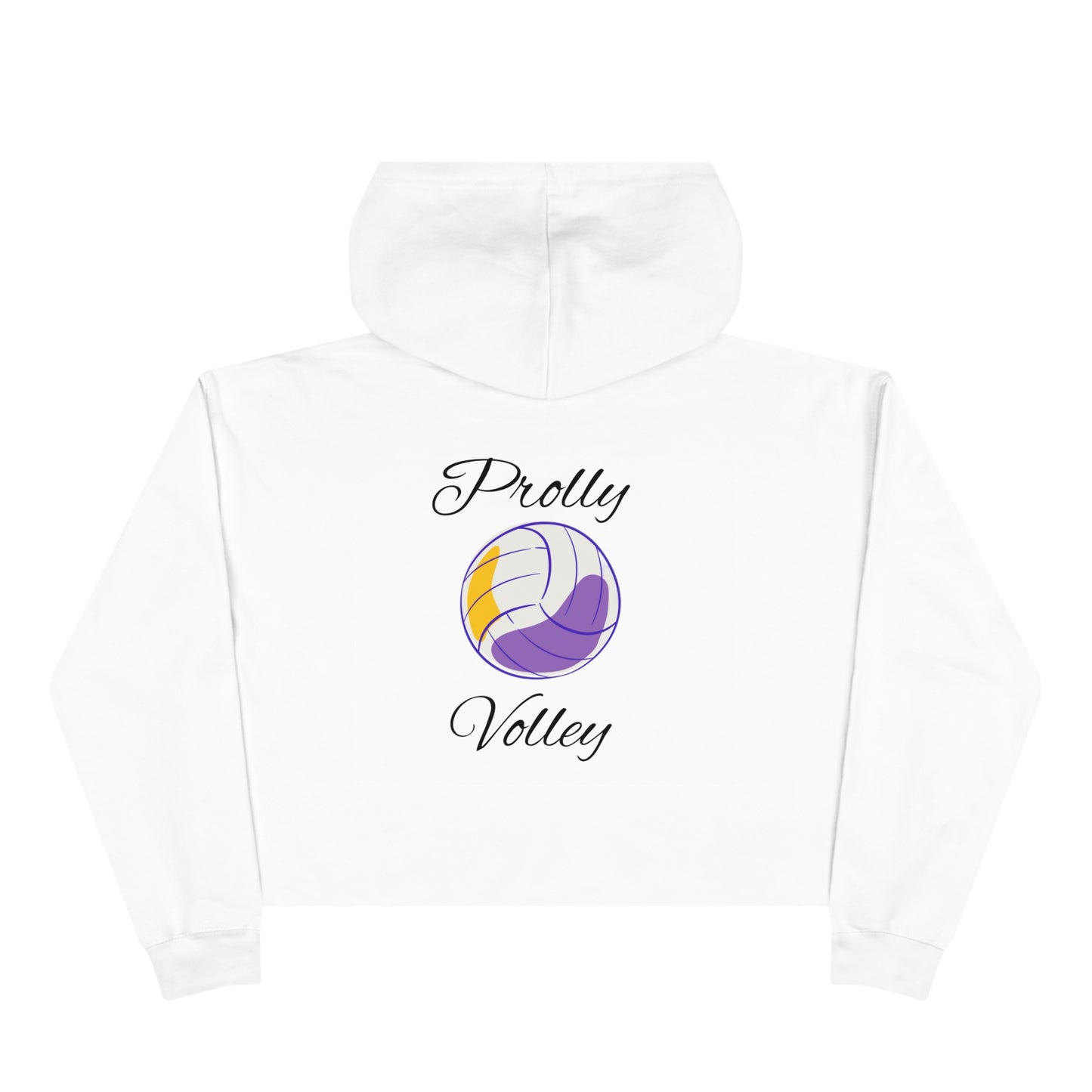 Prolly Volley Crop Hoodie