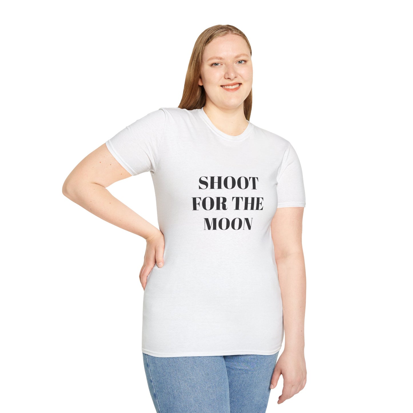 Shoot For The Moon Unisex Softstyle T-Shirt