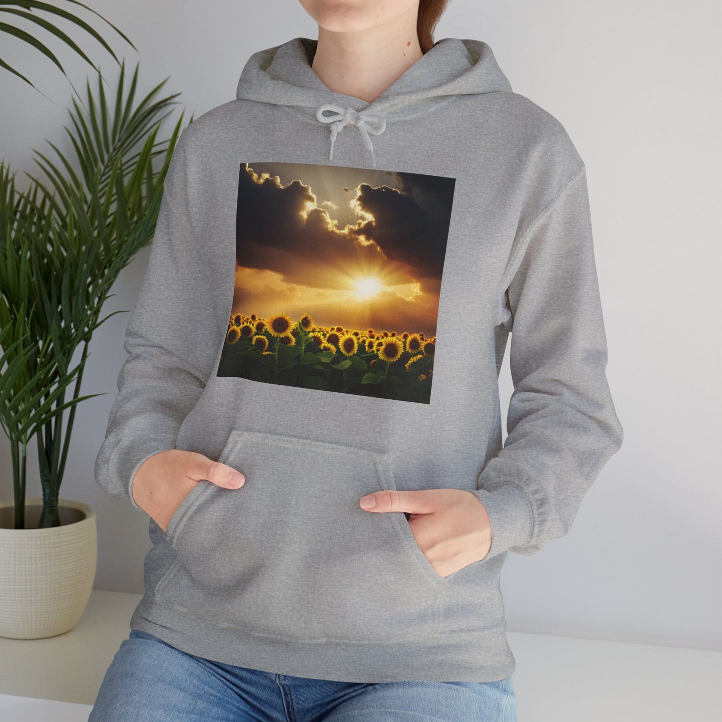 Sunflower Sunset Unisex Heavy Blend™ Hooded Sweatshirt