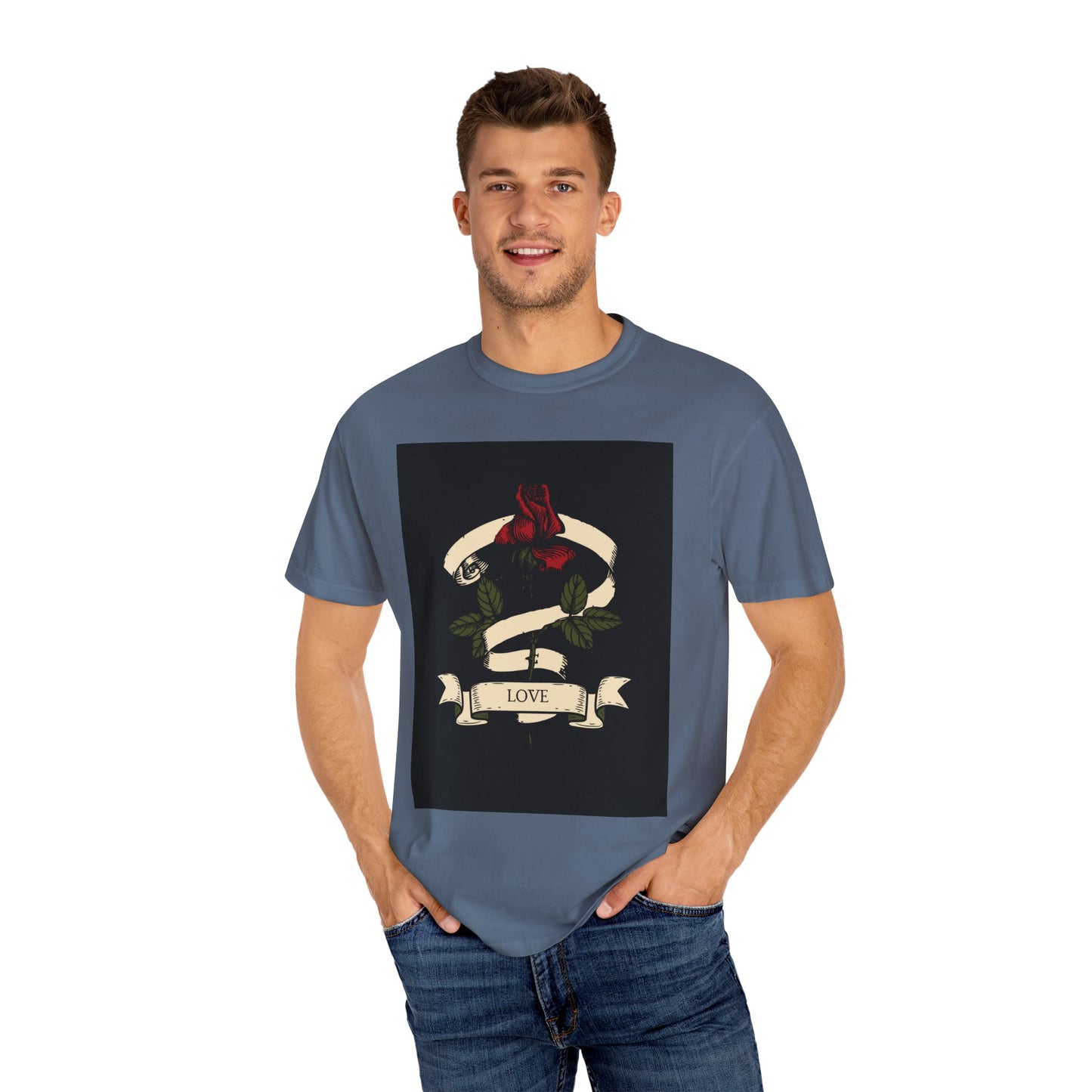 Love Unisex Garment-Dyed T-shirt
