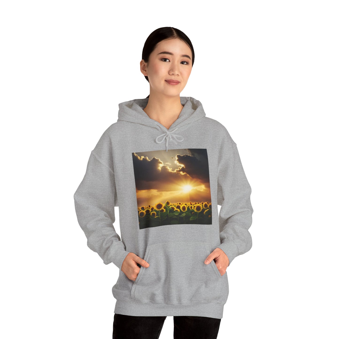 Sunflower Sunset Unisex Heavy Blend™ Hooded Sweatshirt
