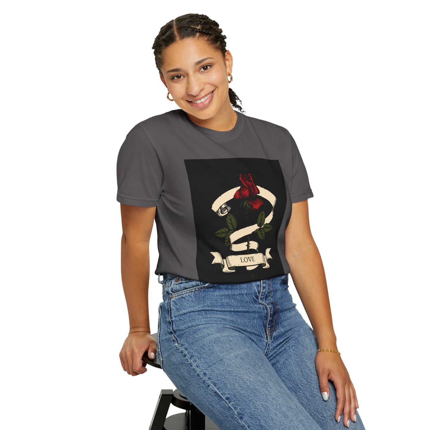 Love Unisex Garment-Dyed T-shirt