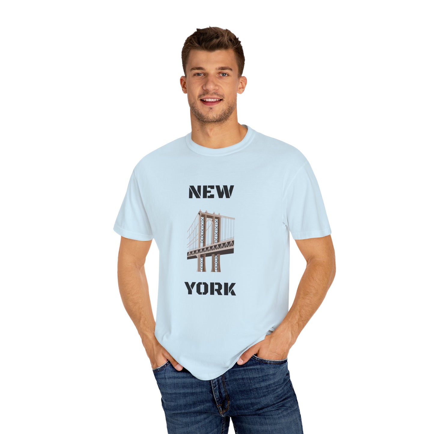 New York Unisex Garment-Dyed T-shirt