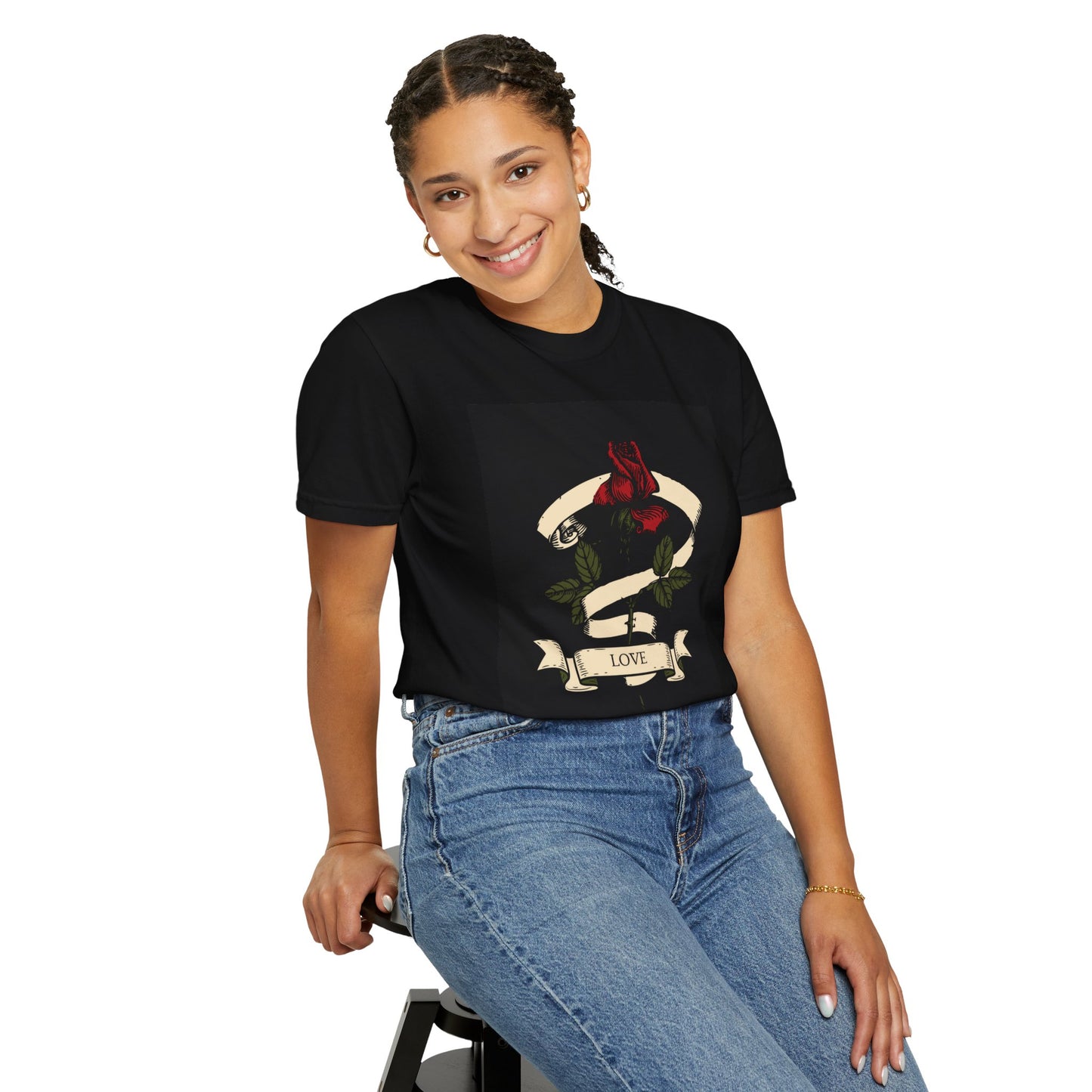 Love Unisex Garment-Dyed T-shirt