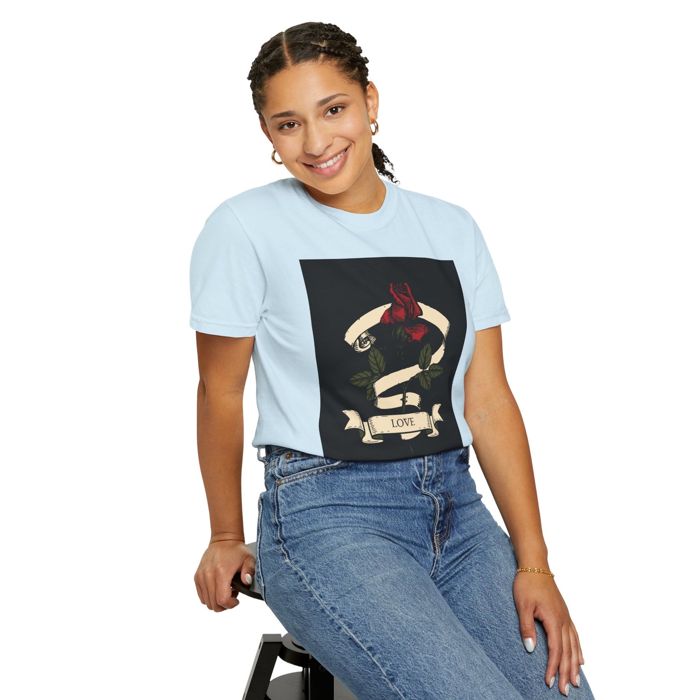 Love Unisex Garment-Dyed T-shirt