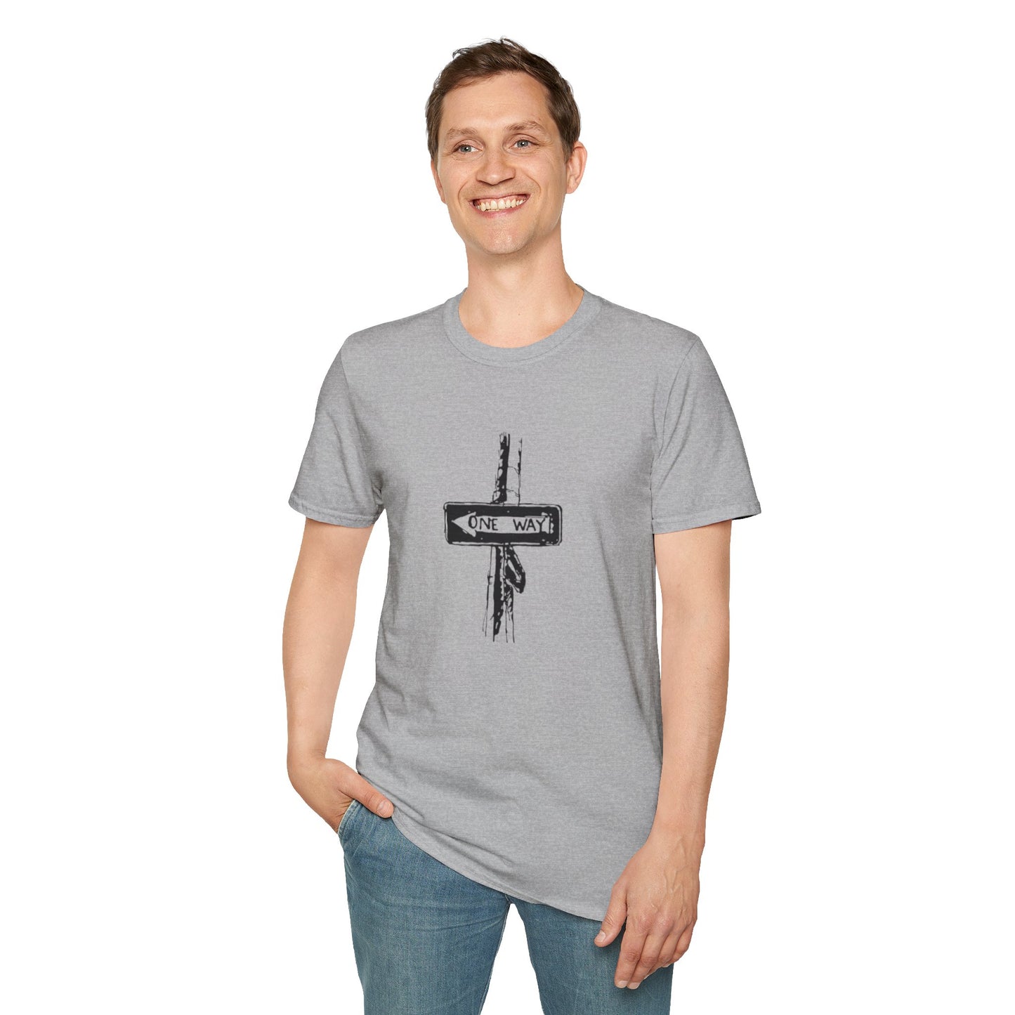 One Way Unisex Softstyle T-Shirt