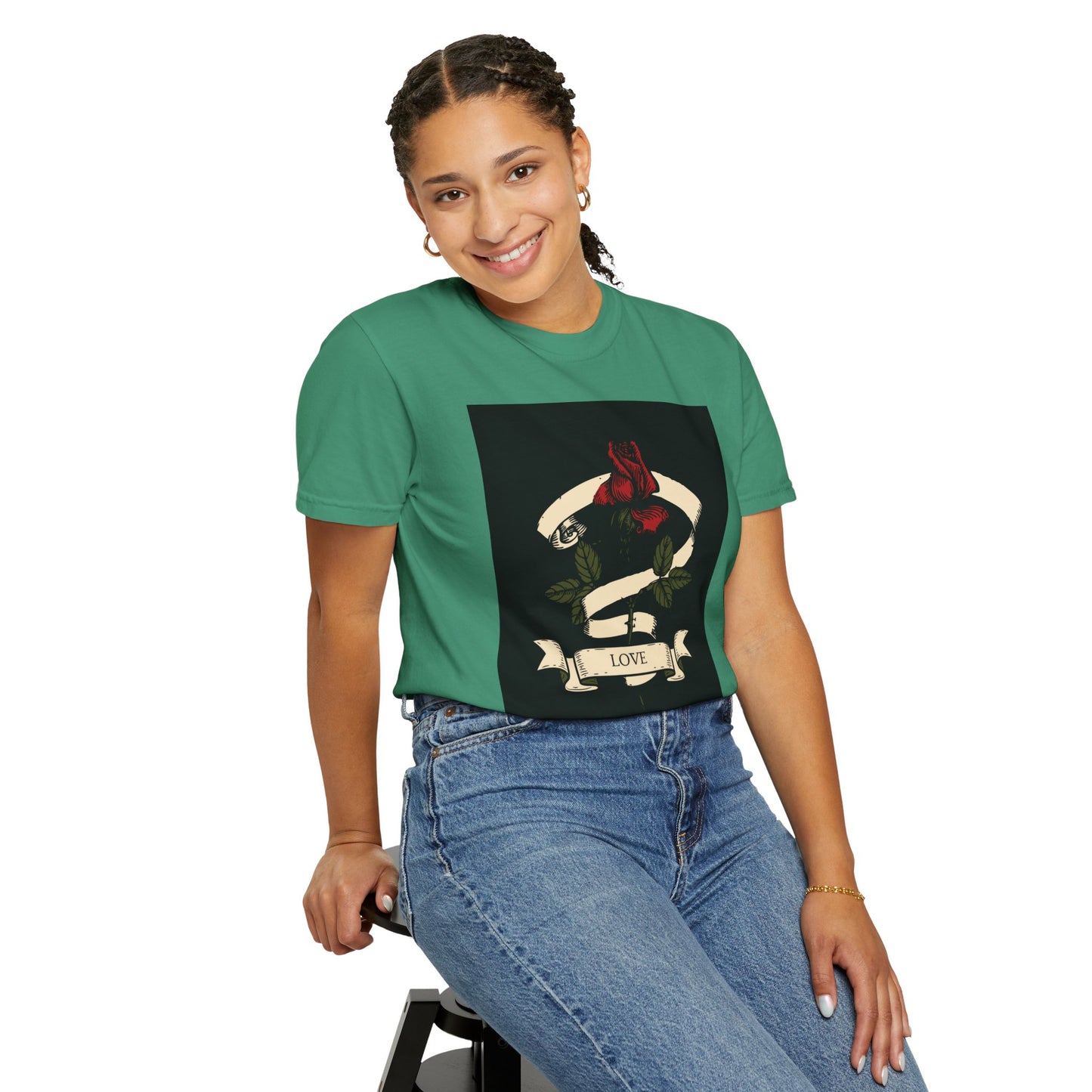 Love Unisex Garment-Dyed T-shirt