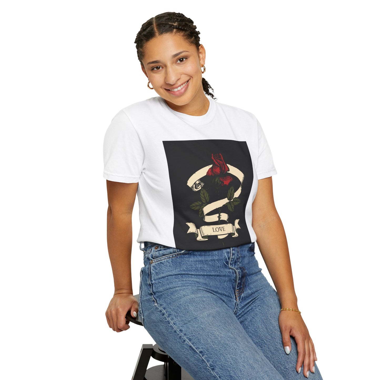 Love Unisex Garment-Dyed T-shirt