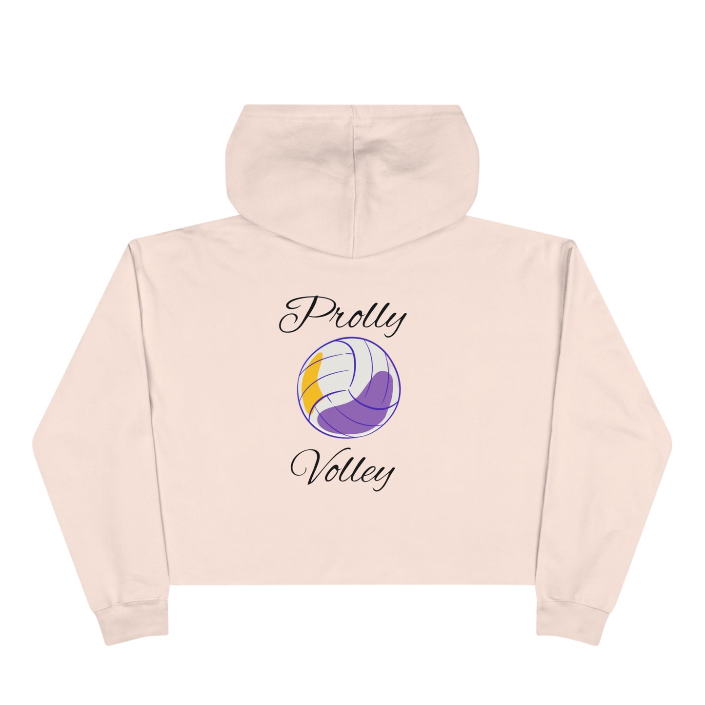 Prolly Volley Crop Hoodie