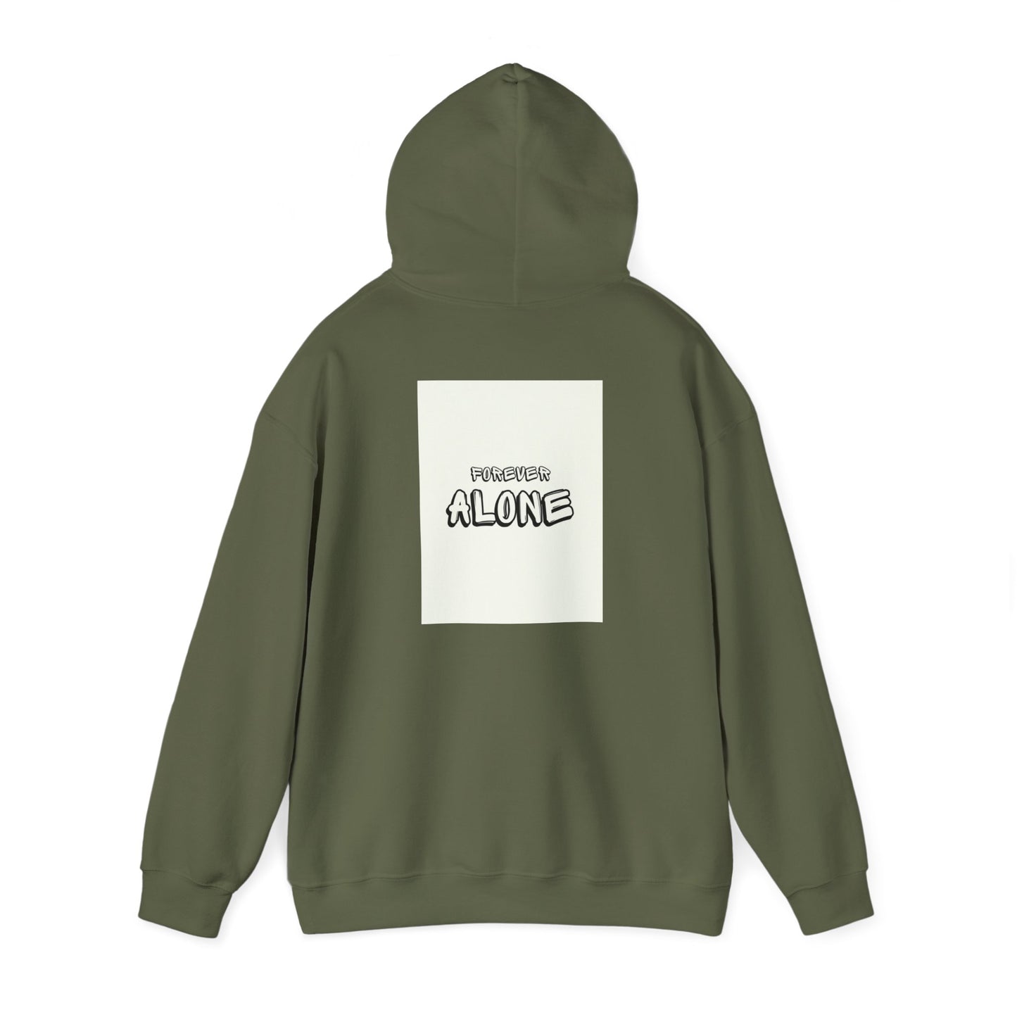 Forever Alone Unisex Heavy Blend™ Hooded Sweatshirt