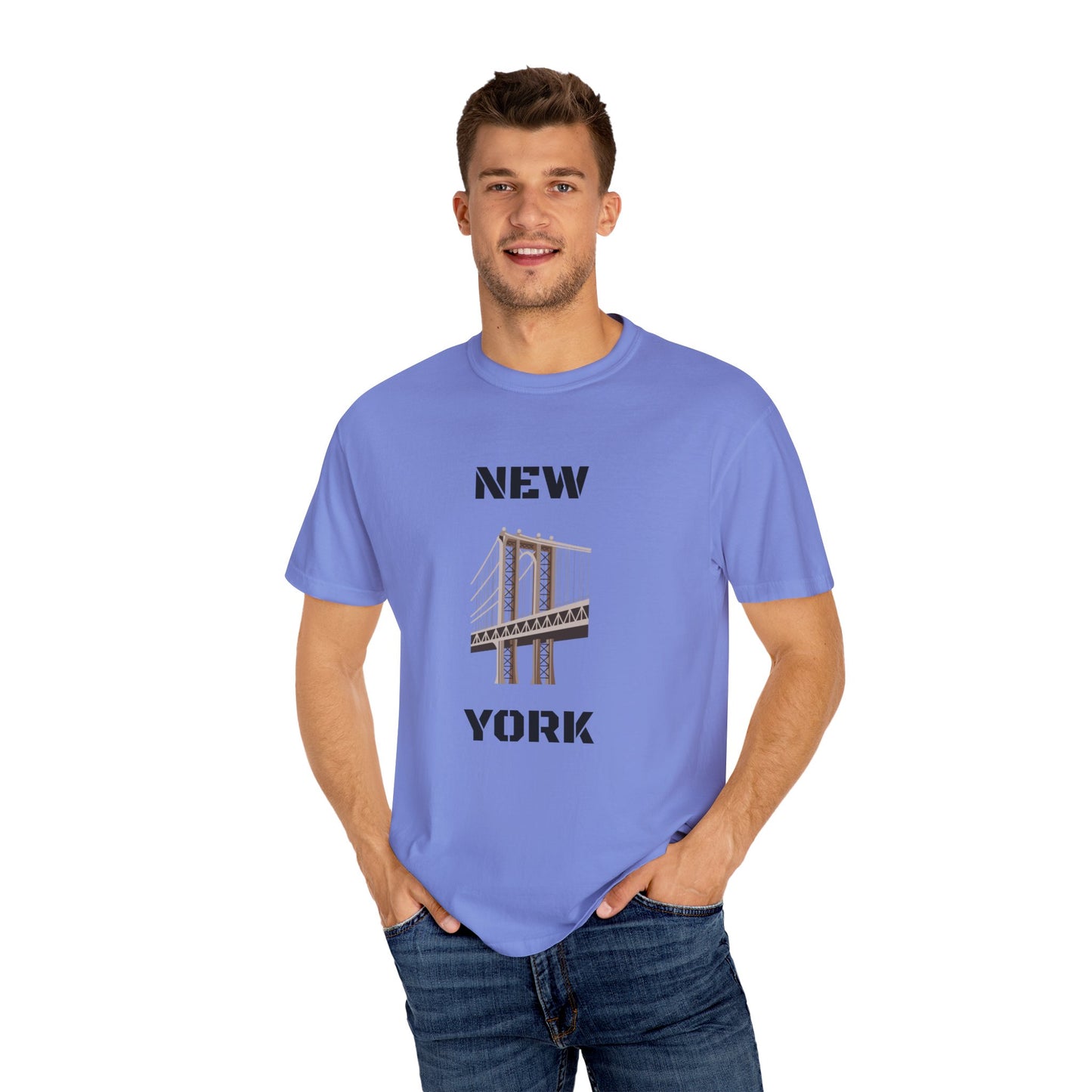 New York Unisex Garment-Dyed T-shirt