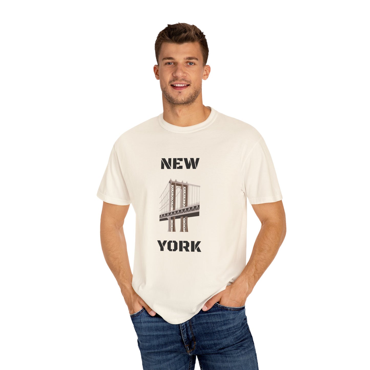 New York Unisex Garment-Dyed T-shirt