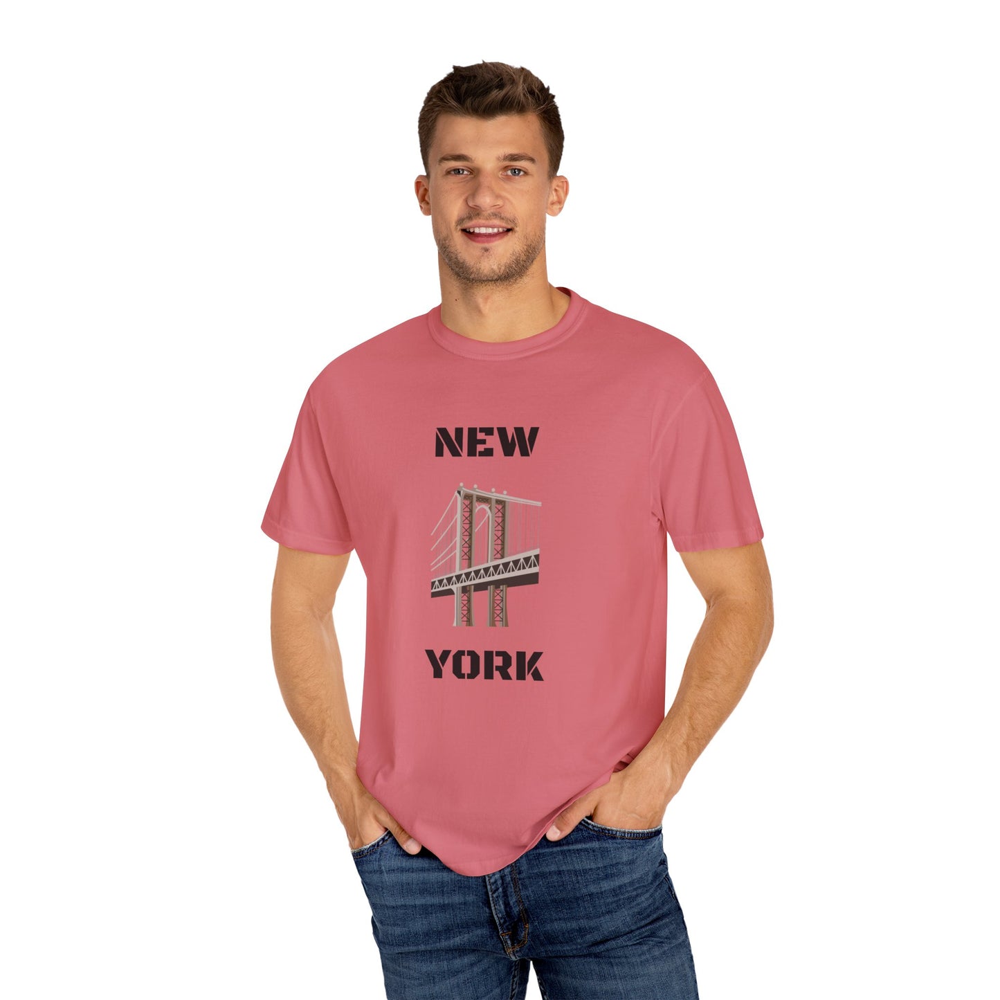 New York Unisex Garment-Dyed T-shirt