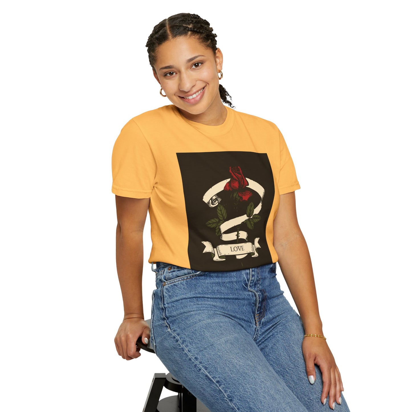 Love Unisex Garment-Dyed T-shirt