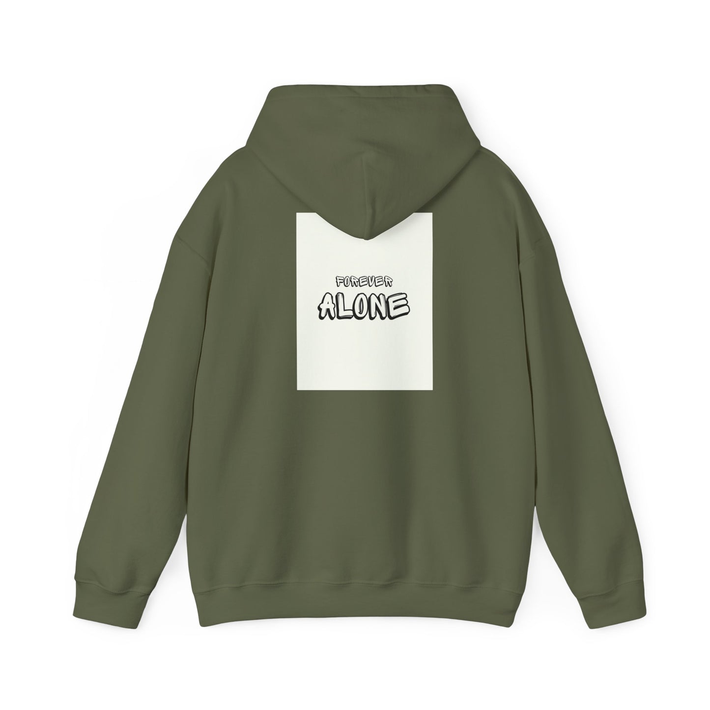 Forever Alone Unisex Heavy Blend™ Hooded Sweatshirt
