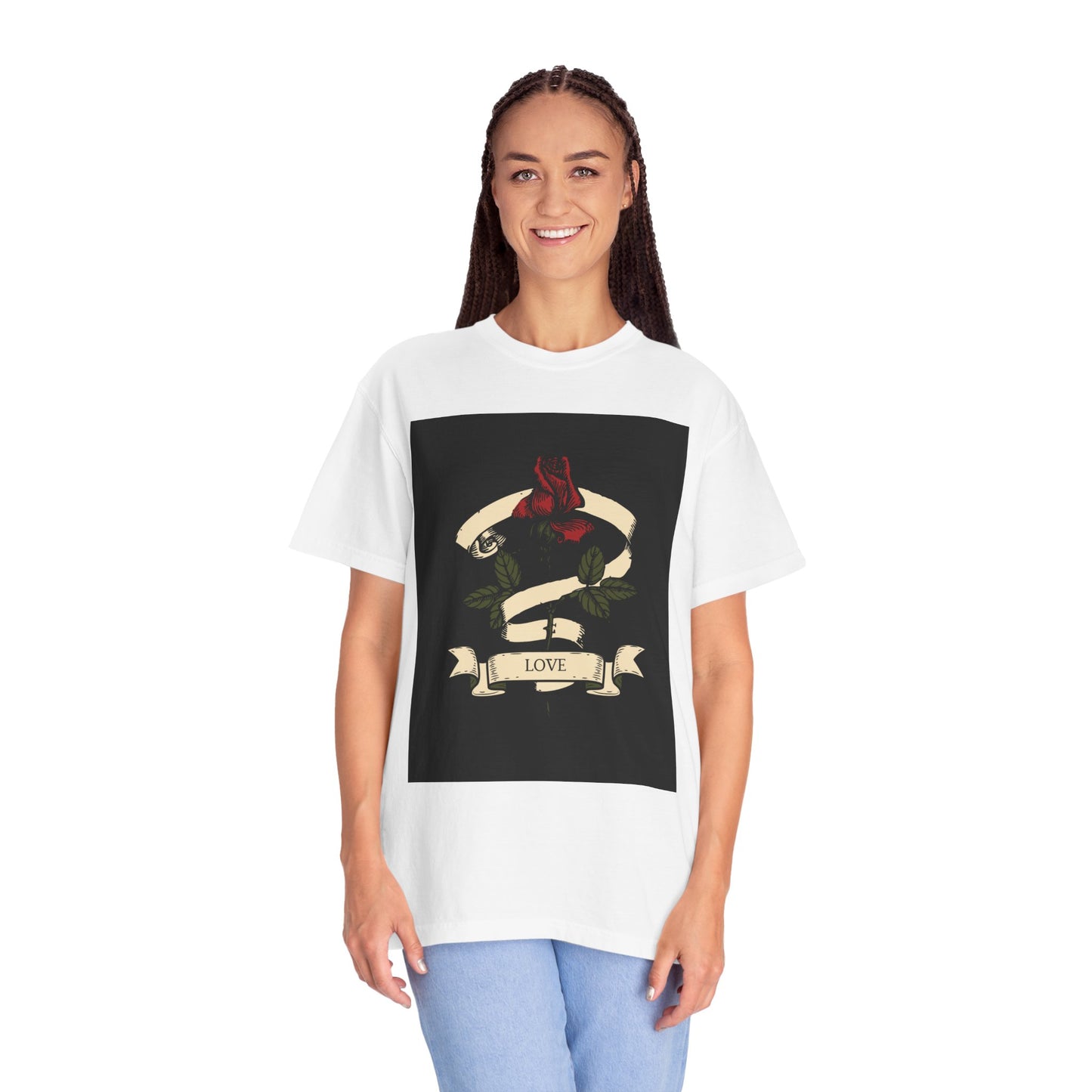 Love Unisex Garment-Dyed T-shirt