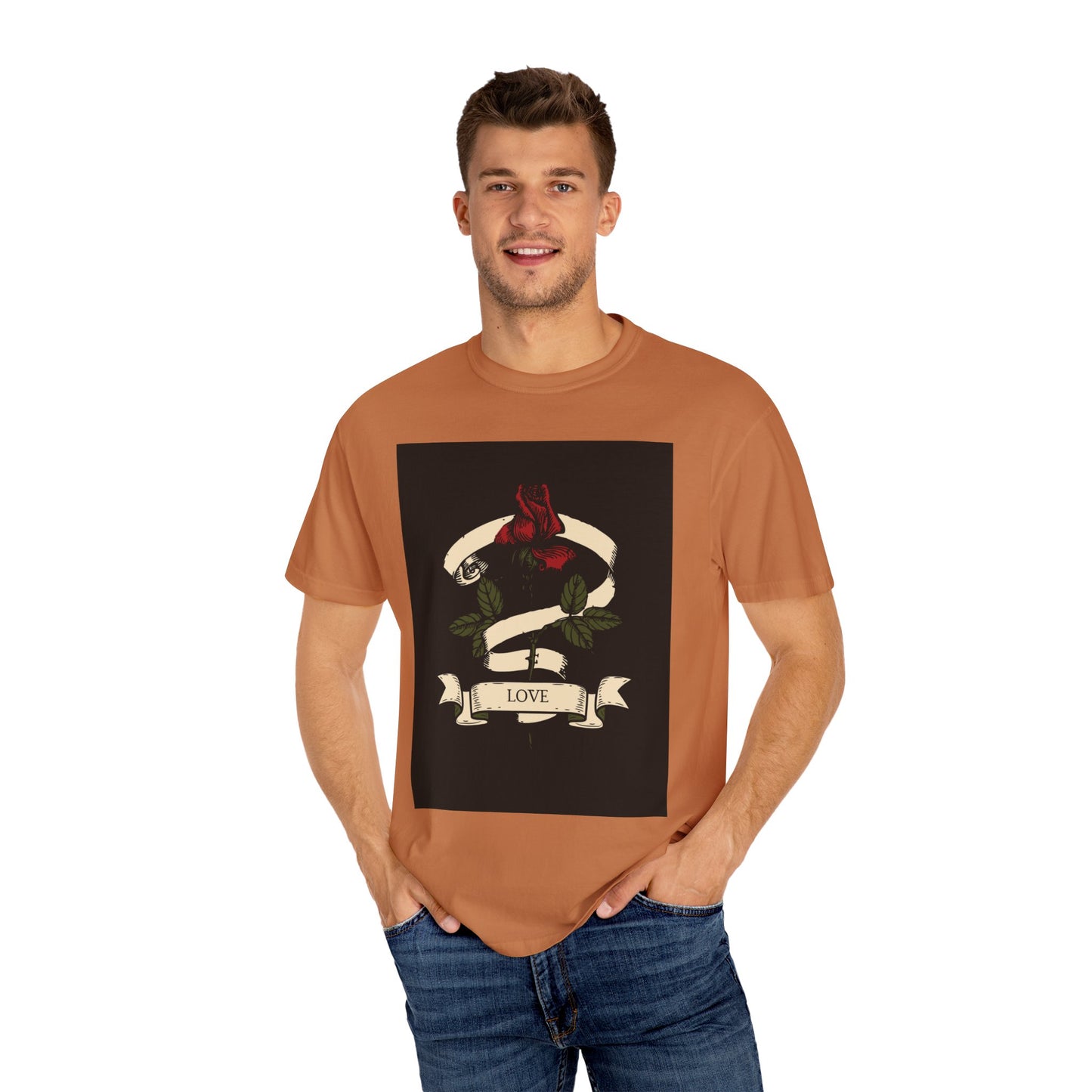 Love Unisex Garment-Dyed T-shirt