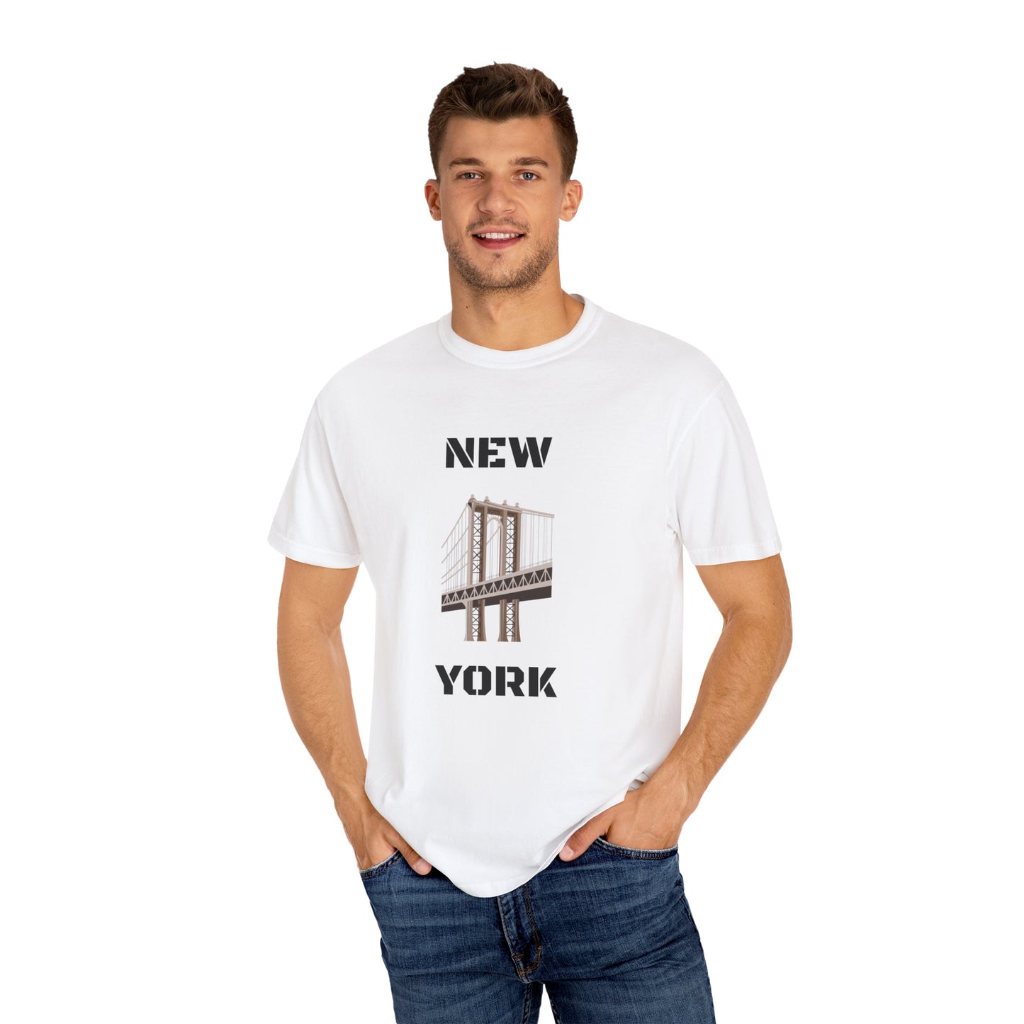 New York Unisex Garment-Dyed T-shirt