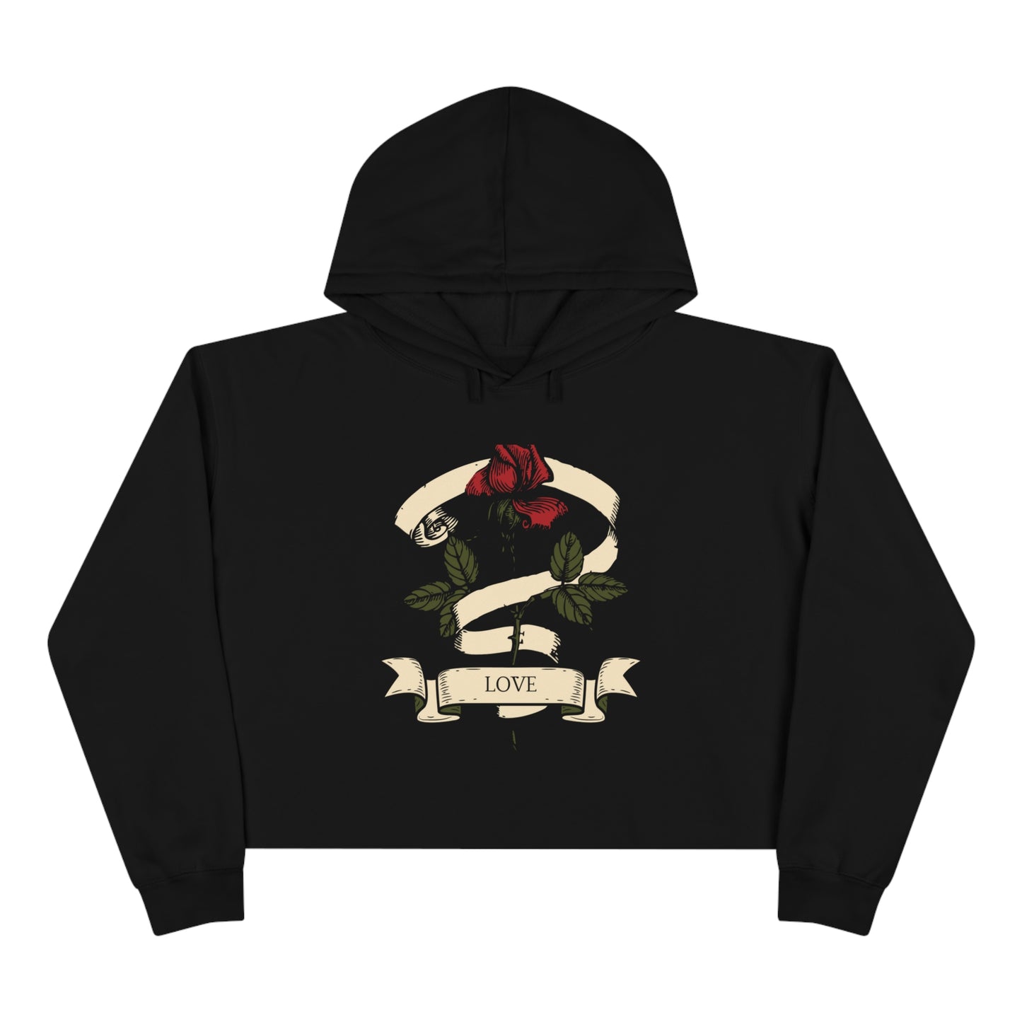 Love Crop Hoodie