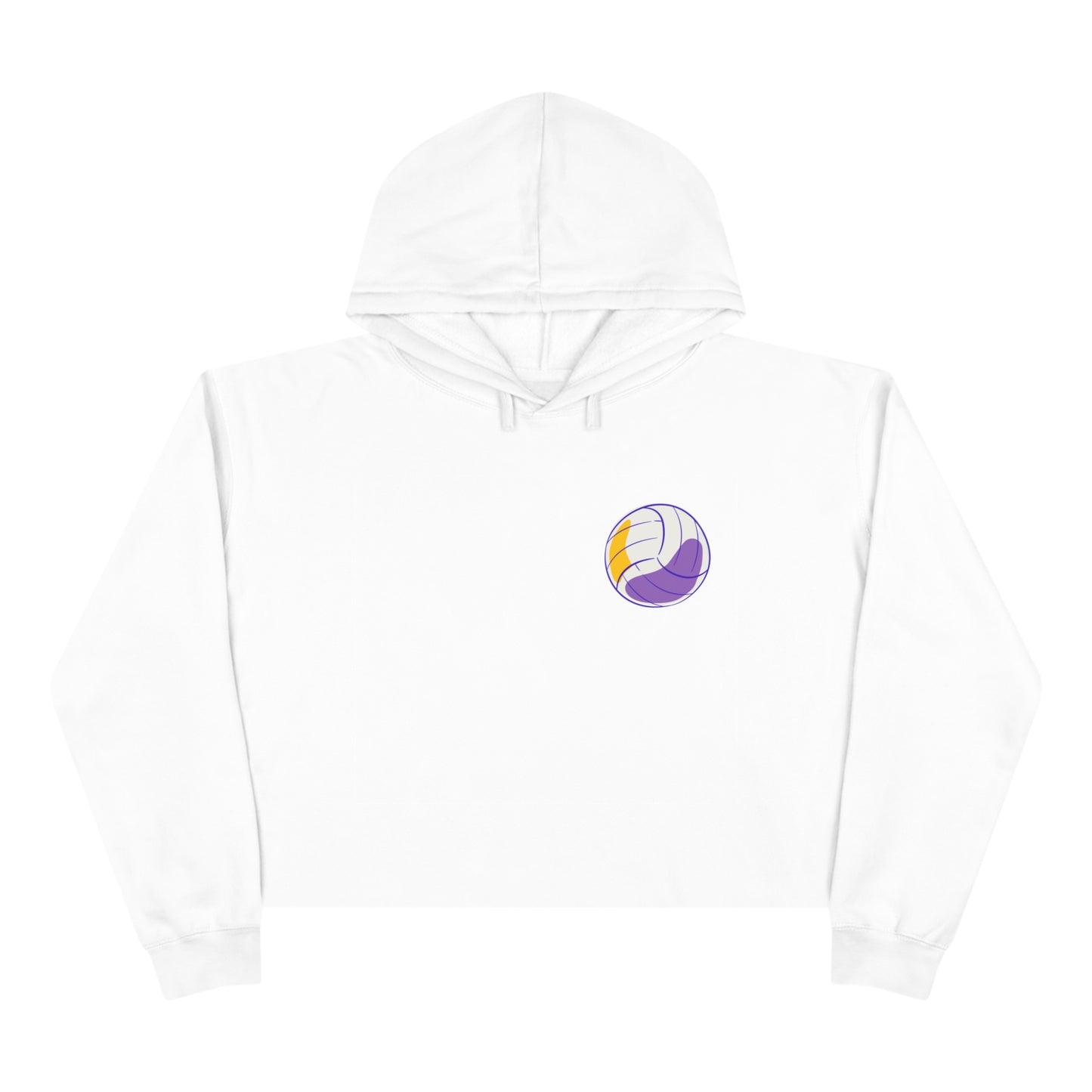 Prolly Volley Crop Hoodie