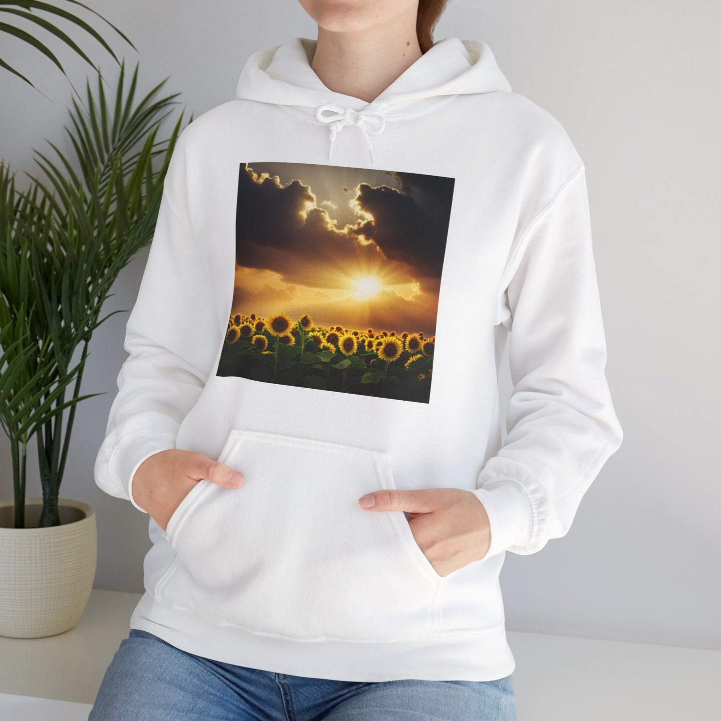 Sunflower Sunset Unisex Heavy Blend™ Hooded Sweatshirt