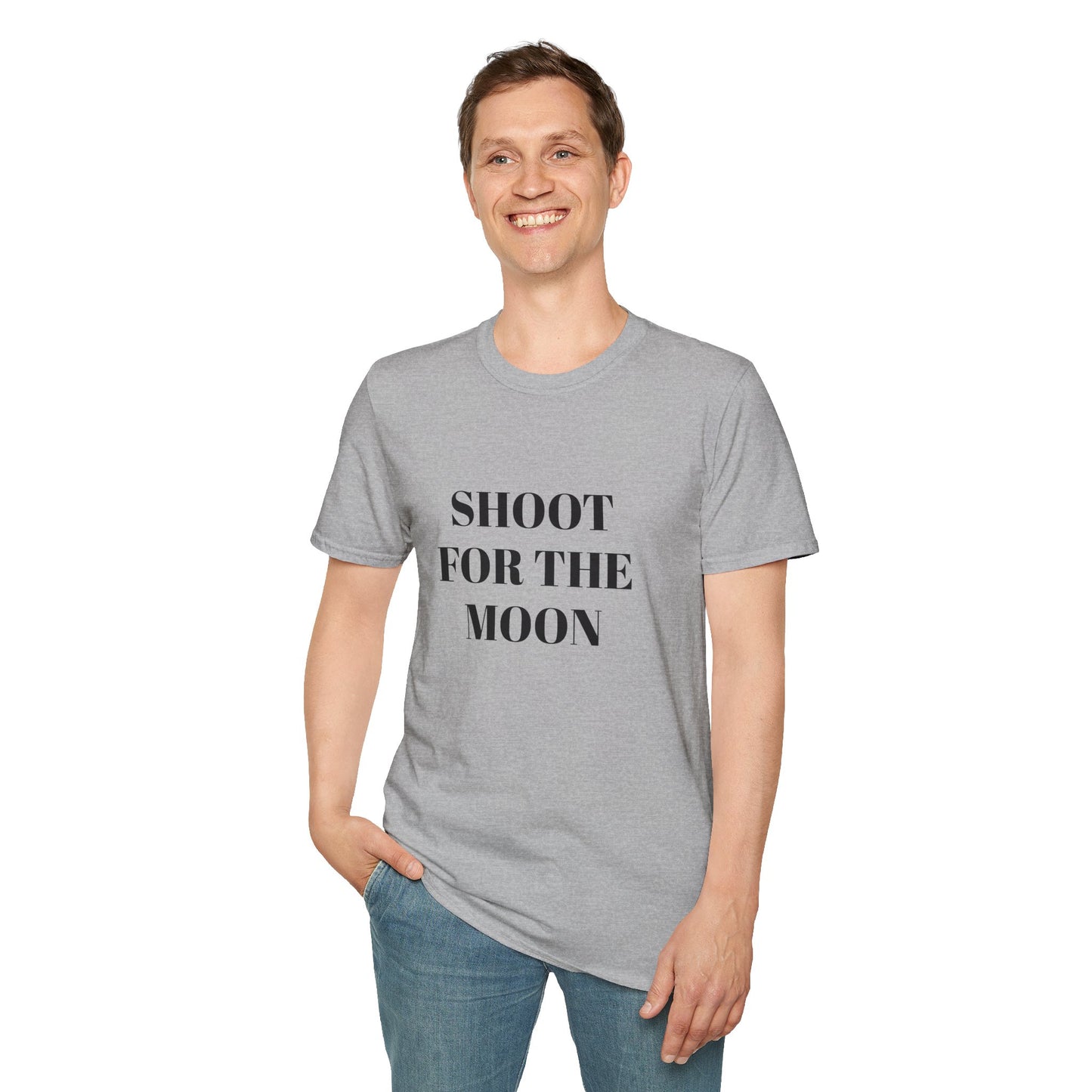 Shoot For The Moon Unisex Softstyle T-Shirt