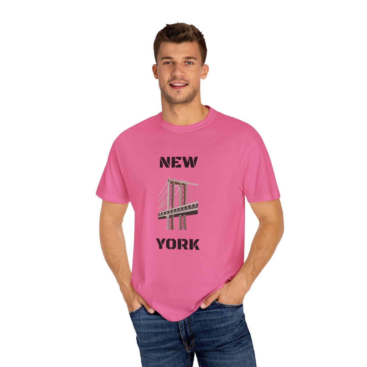 New York Unisex Garment-Dyed T-shirt