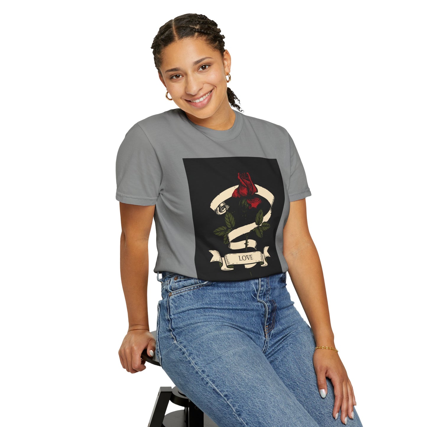Love Unisex Garment-Dyed T-shirt