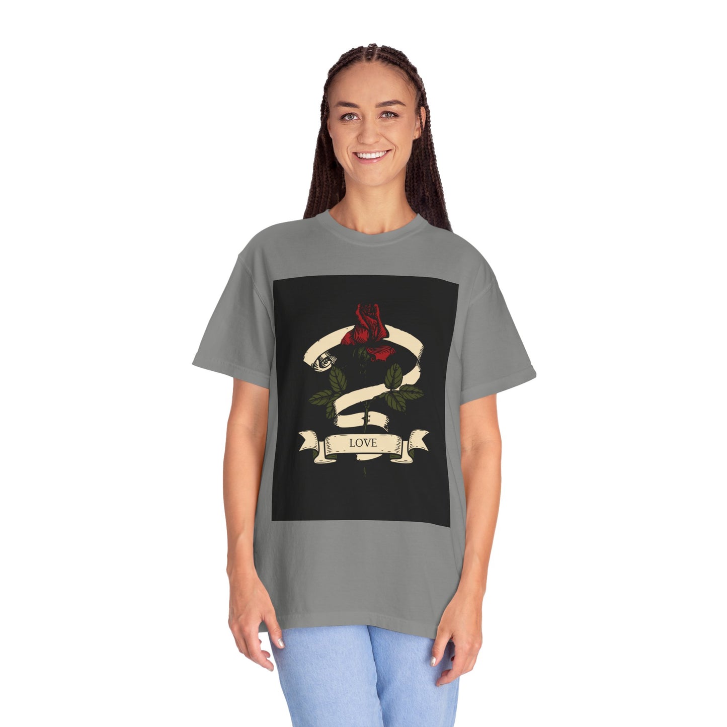 Love Unisex Garment-Dyed T-shirt