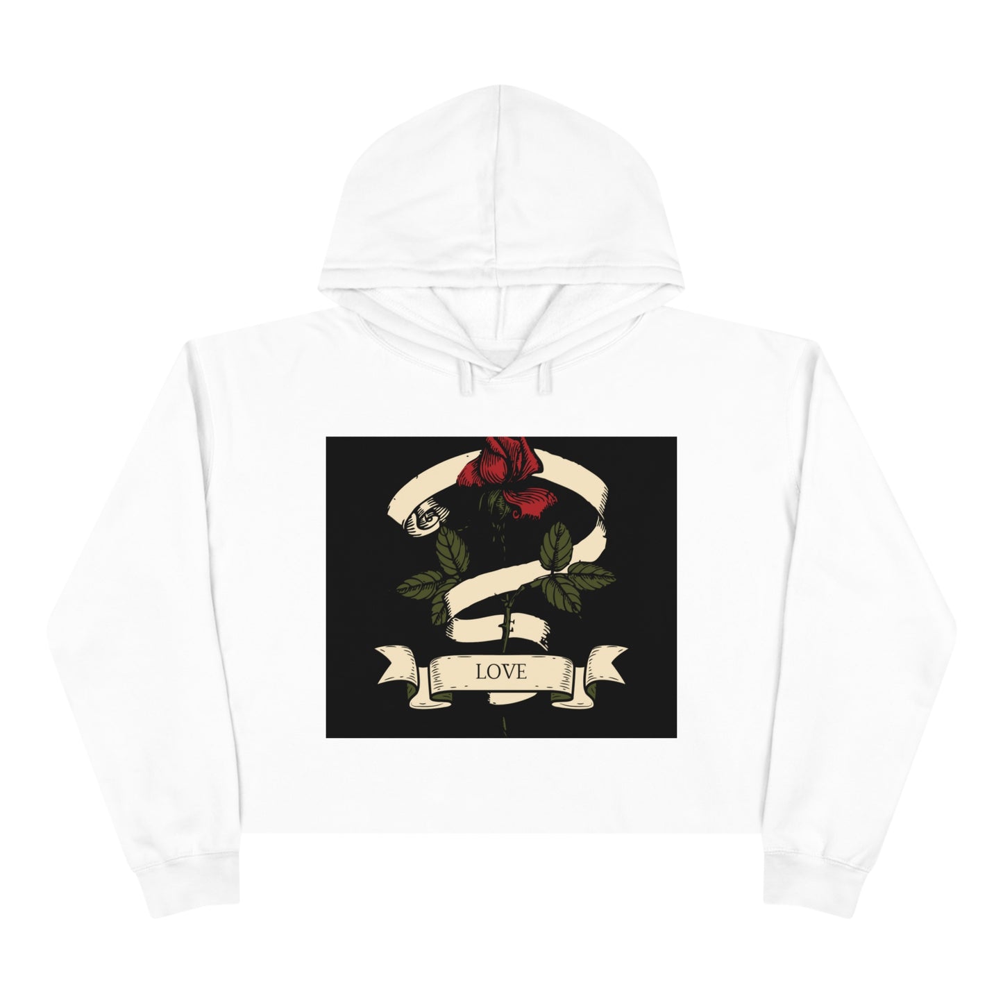 Love Crop Hoodie