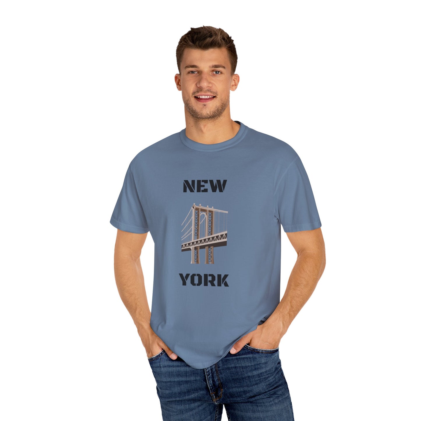 New York Unisex Garment-Dyed T-shirt