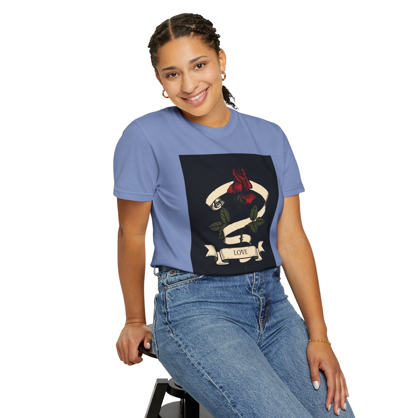 Love Unisex Garment-Dyed T-shirt