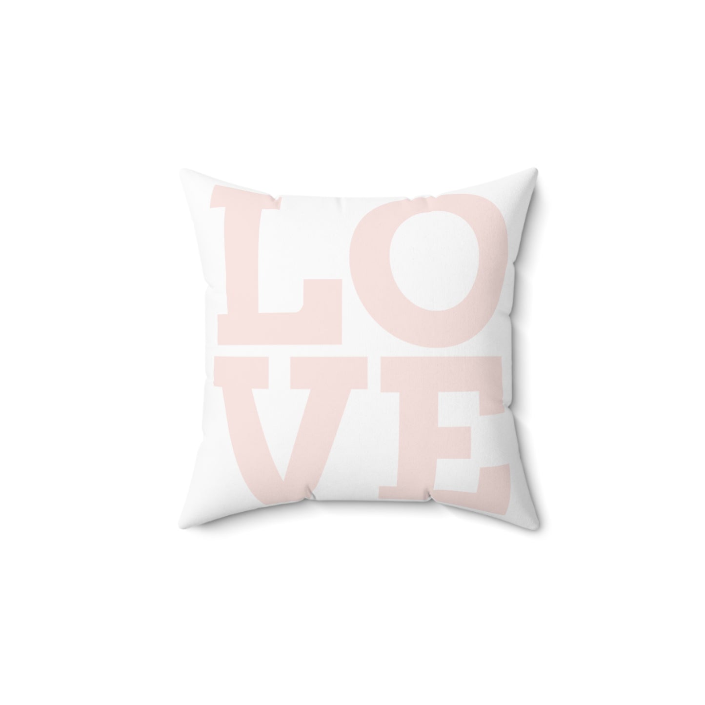 Love Spun Polyester Square Pillow