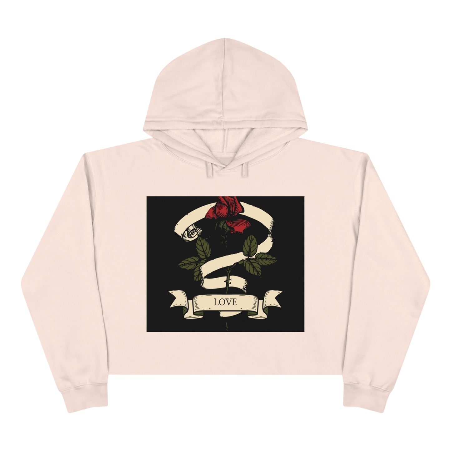 Love Crop Hoodie