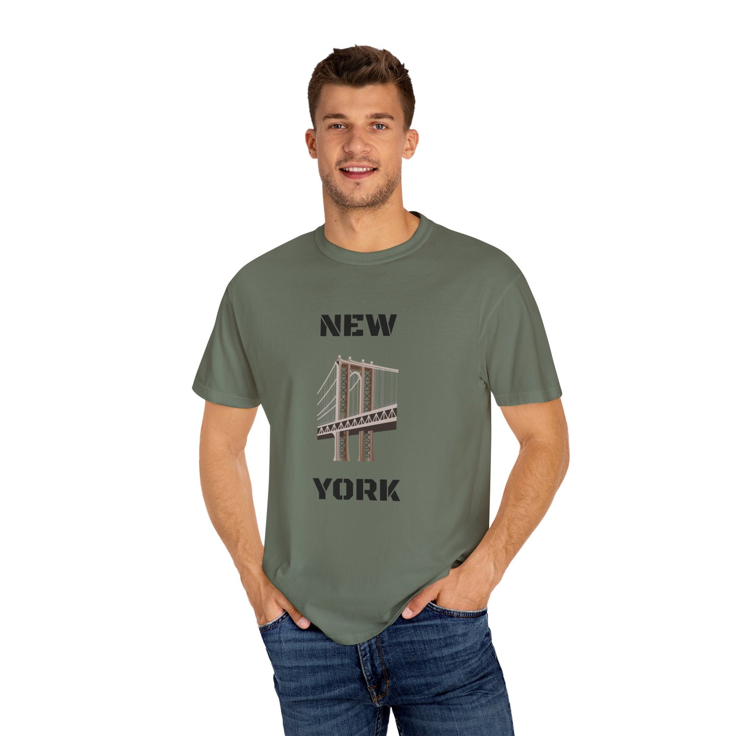 New York Unisex Garment-Dyed T-shirt