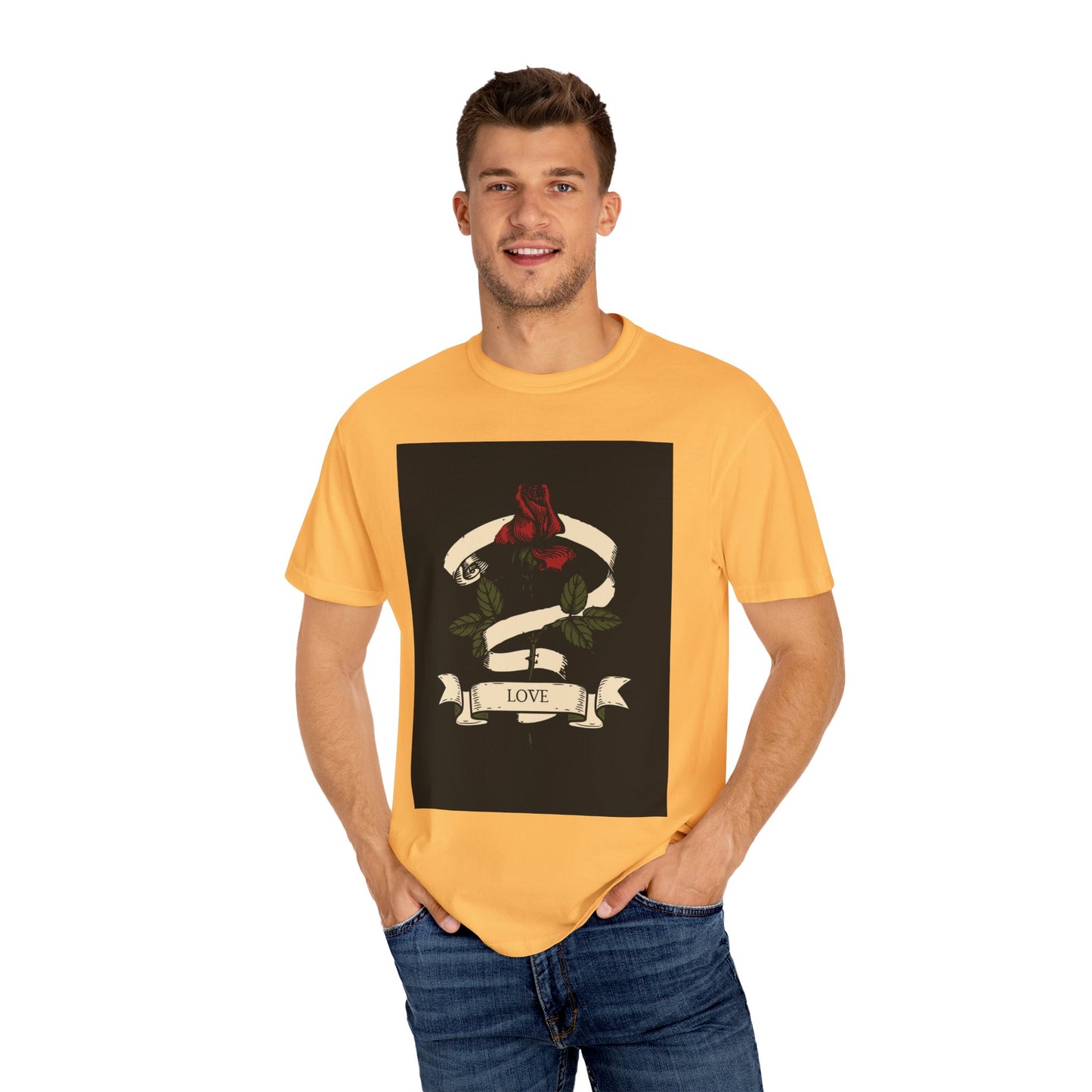 Love Unisex Garment-Dyed T-shirt