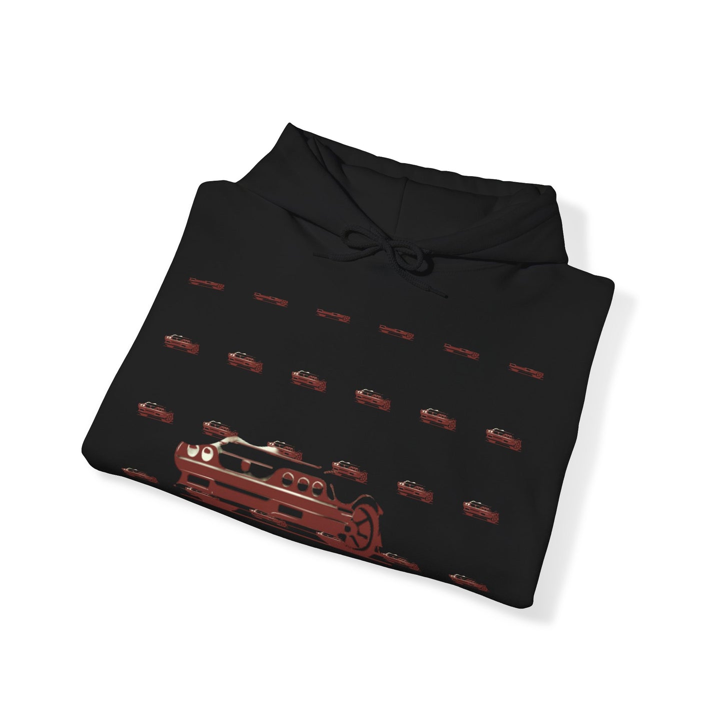 Custom faded Car Unisex Heavy Blend™ Hooded Sweatshirt