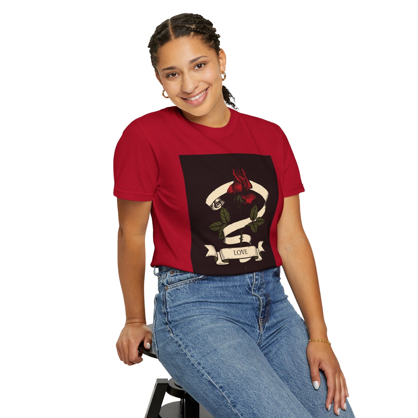 Love Unisex Garment-Dyed T-shirt