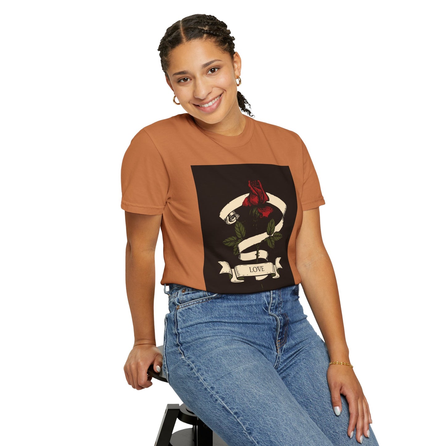 Love Unisex Garment-Dyed T-shirt