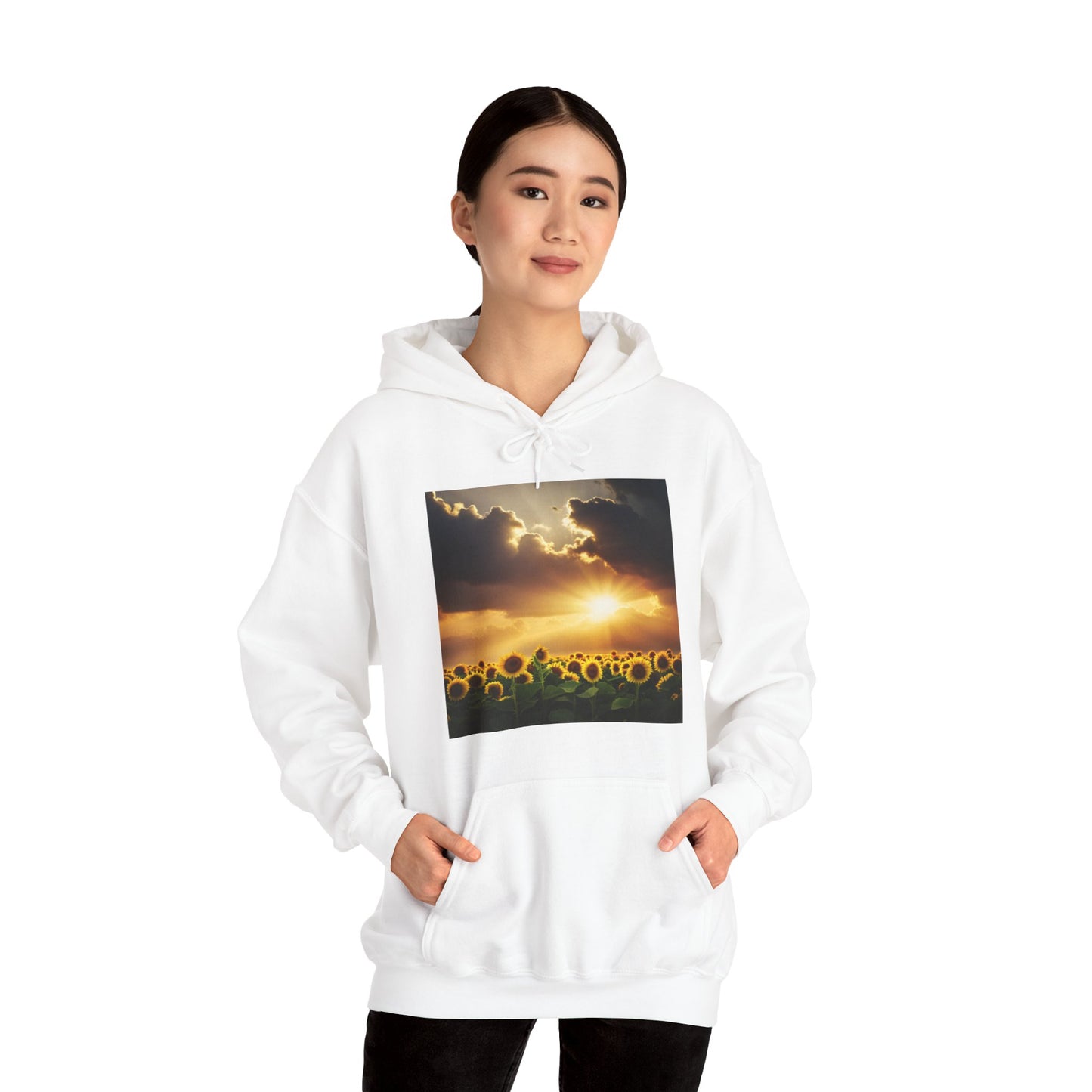 Sunflower Sunset Unisex Heavy Blend™ Hooded Sweatshirt