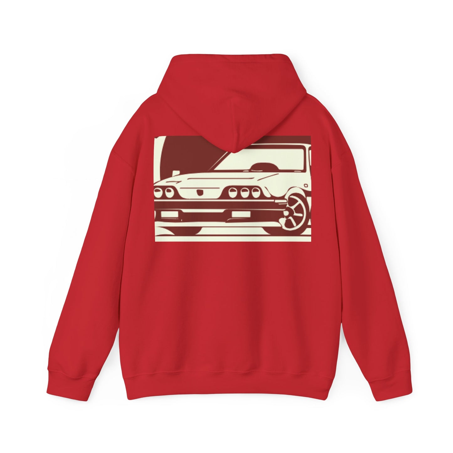 Custom faded Car Unisex Heavy Blend™ Hooded Sweatshirt
