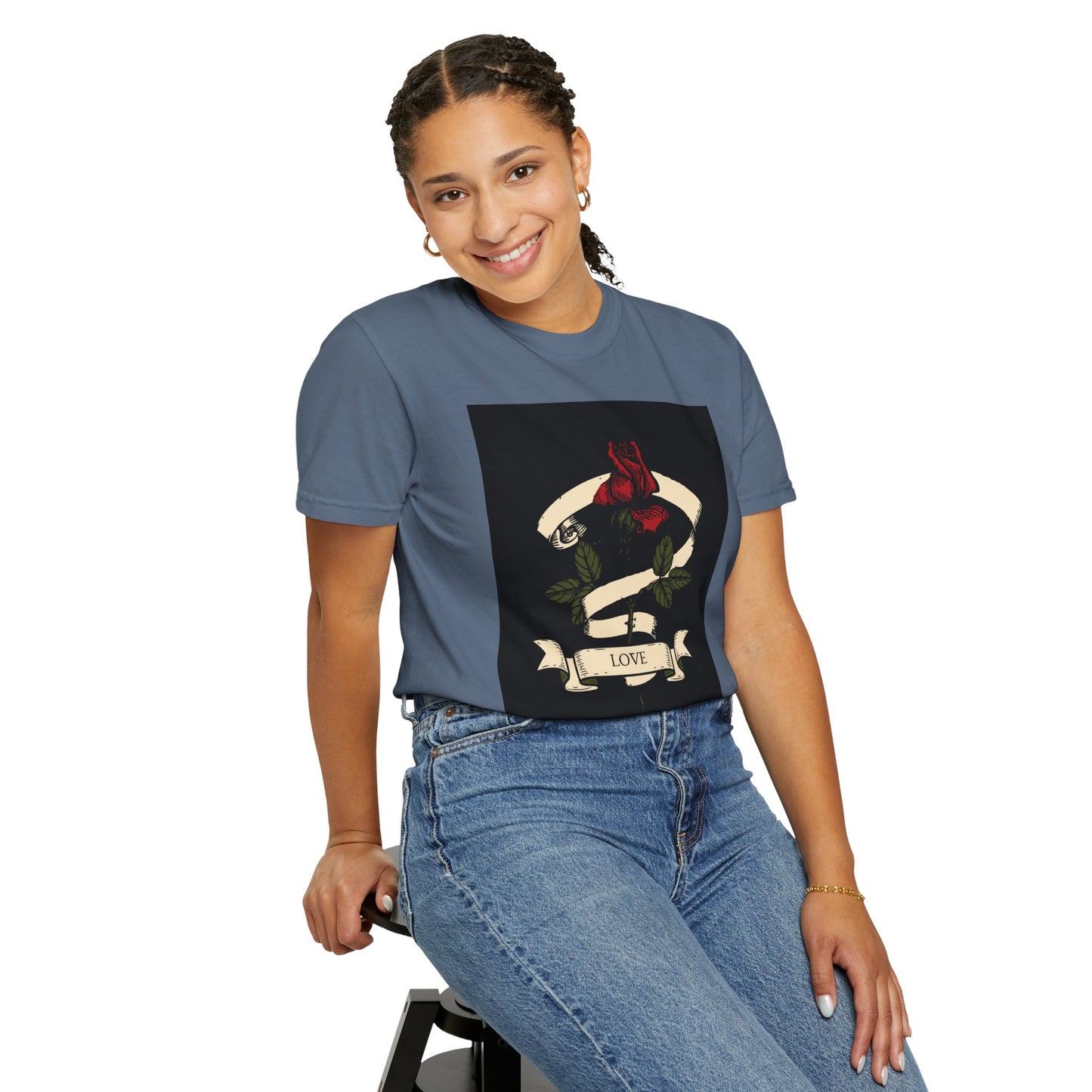 Love Unisex Garment-Dyed T-shirt