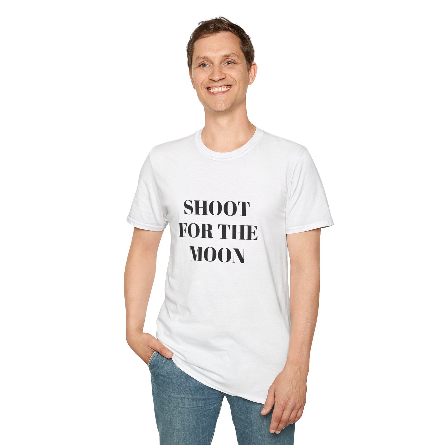 Shoot For The Moon Unisex Softstyle T-Shirt