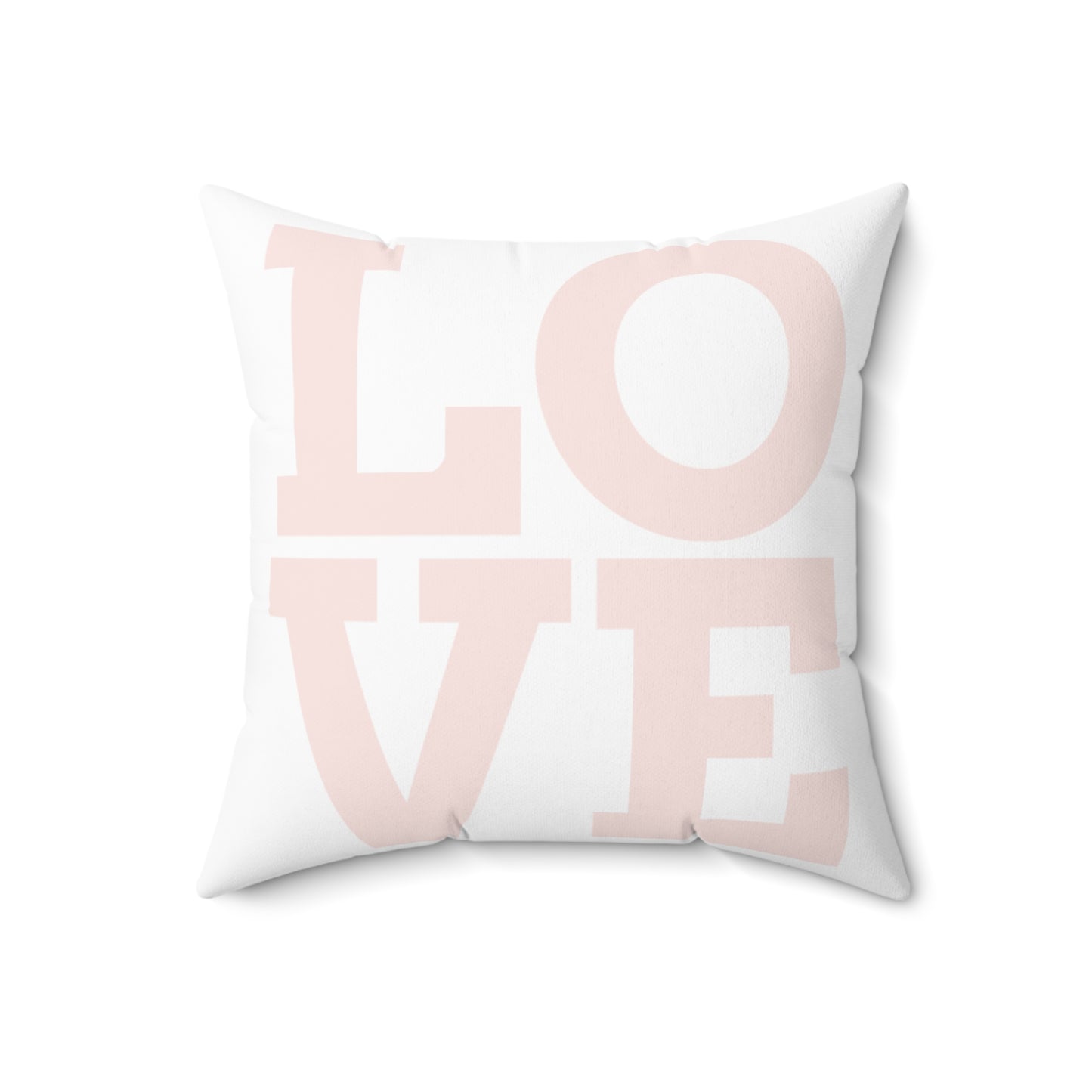 Love Spun Polyester Square Pillow