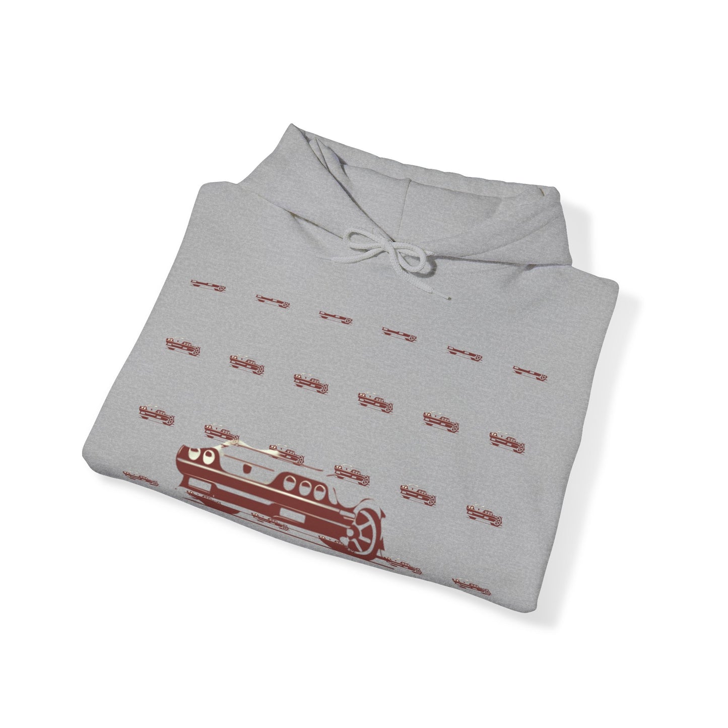 Custom faded Car Unisex Heavy Blend™ Hooded Sweatshirt