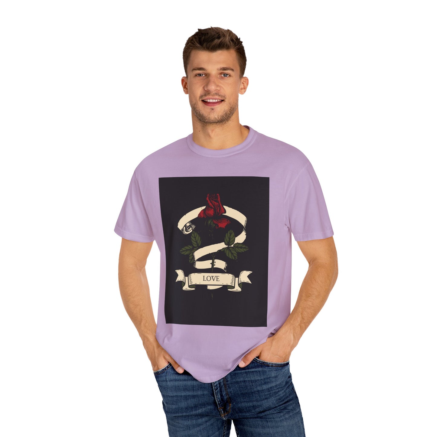 Love Unisex Garment-Dyed T-shirt