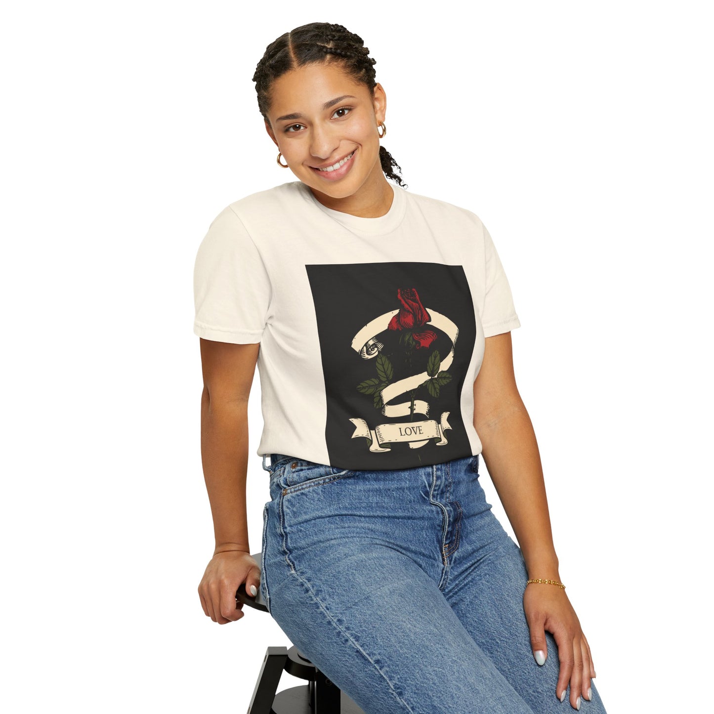 Love Unisex Garment-Dyed T-shirt