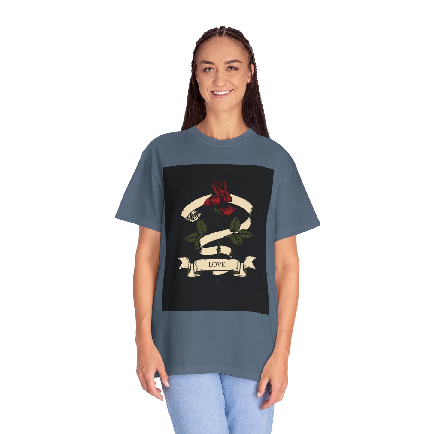 Love Unisex Garment-Dyed T-shirt